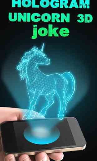 Hologram Unicorn 3D Joke 1