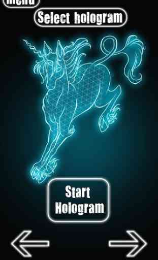 Hologram Unicorn 3D Joke 2