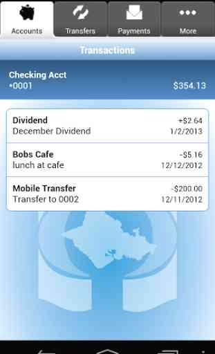 Honolulu FCU Mobile Banking 3