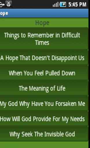 Hope in Difficult Times 2