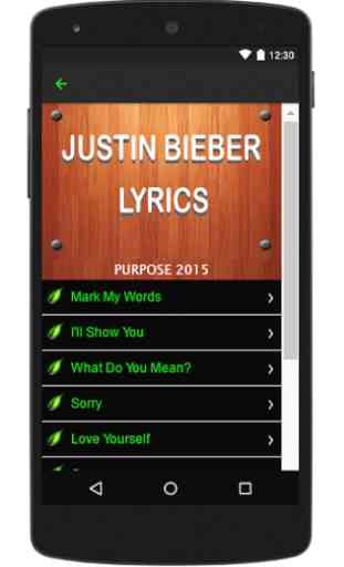 Justin Bieber Music Lyrics 1