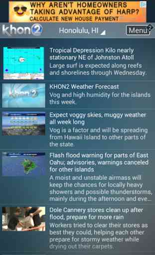 KHON2 Weather 4