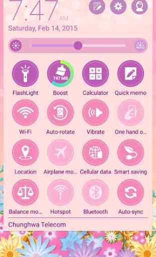 Lovely Pink ASUS ZenUI Theme 3