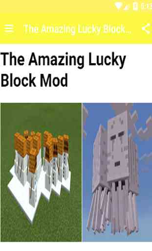 lucky block Mods For MCPE! 3