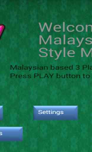 Malaysian Style Mahjong - Free 2