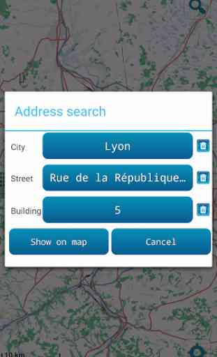 Map of Lyon offline 3