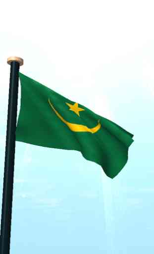 Mauritania Flag 3D Free 2