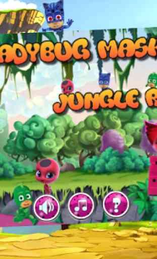 Pj Ladybug Masks Jungle run 2