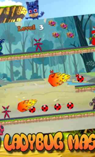Pj Ladybug Masks Jungle run 4
