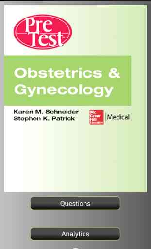PreTest Obstetrics Gynecology 1
