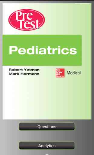 PreTest Pediatrics 1