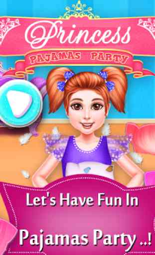 Princess Pajamas Party Girls 1