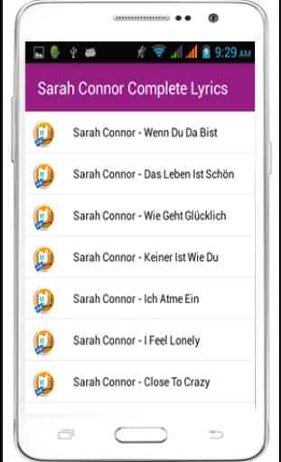 Sarah Connor Complete Lyrics 2