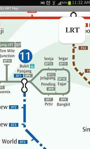 Singapore MRT Map 3