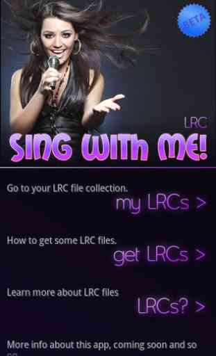 SingWithMe LRC Lyrics Player 1