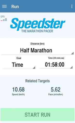 Speedster - My Marathon Pacer 1