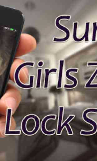 Summer Girls Zipper LockScreen 1