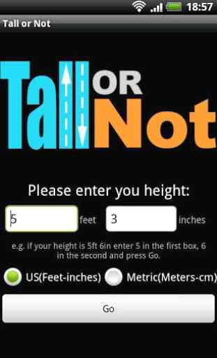 Tall or Not? 1