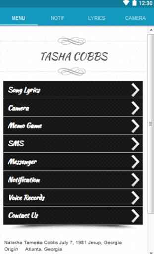 Tasha Cobbs Lyrics 1