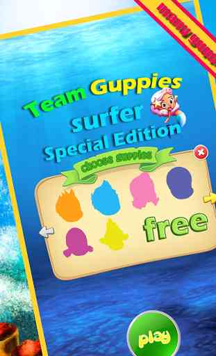 Team Guppies Surfer Bubble 2