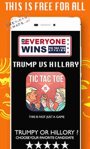 Trump Vs Hillary Tic Tac toe 2