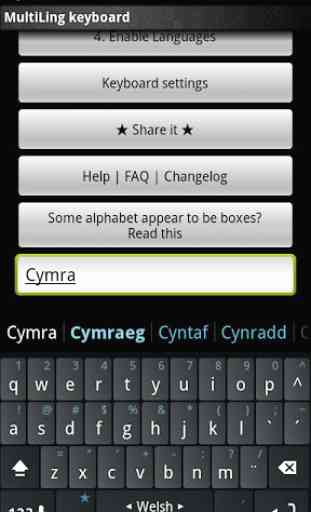 Welsh Keyboard Plugin 1