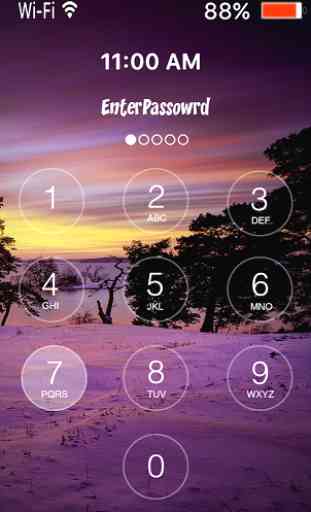 winter password lock screen 1
