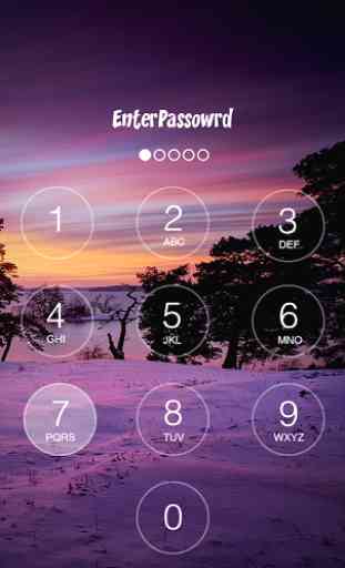 winter password lock screen 2