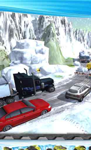 Winter Snow Plow Truck Sim 3D 2