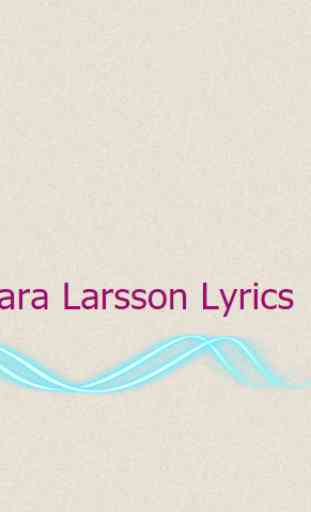Zara Larsson Lyrics 1