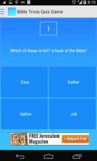Bible Trivia Game Free 3