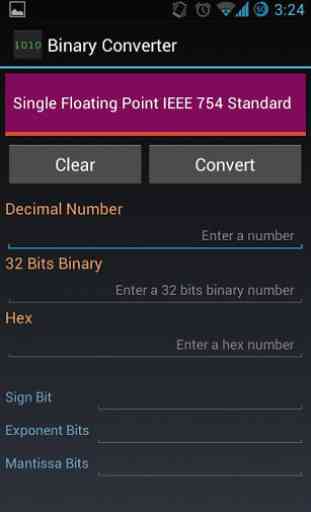 Binary Floating IEEE Converter 1
