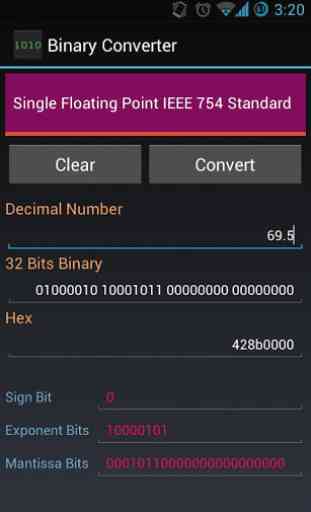 Binary Floating IEEE Converter 2