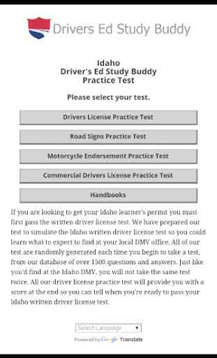 Idaho Driver License Test 1