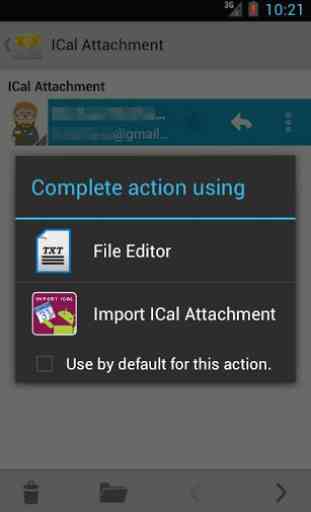 Import ICal Attachment (Demo) 2