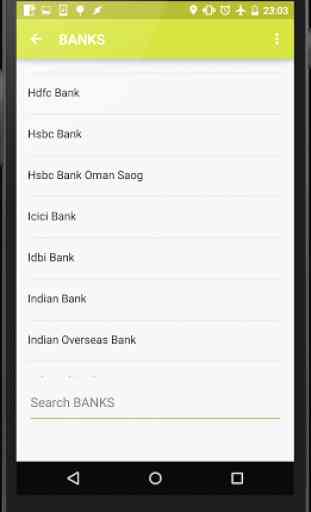 Indian Banks IFSC, MICR codes 2