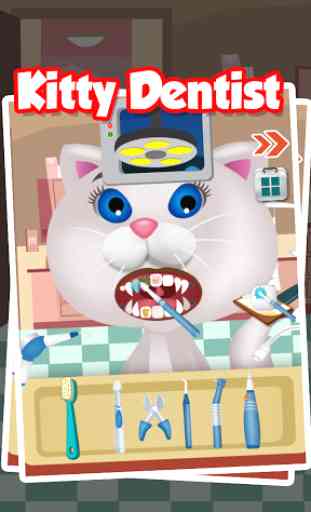 Kitty Dentist - Kids Game 4
