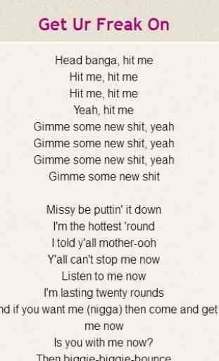 Missy Elliott Lyrics 3