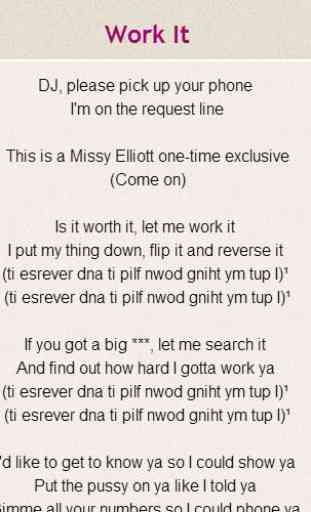 Missy Elliott Lyrics 4