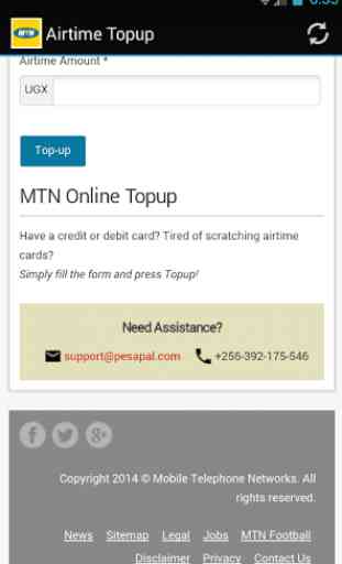 MTN Airtime Topup 3