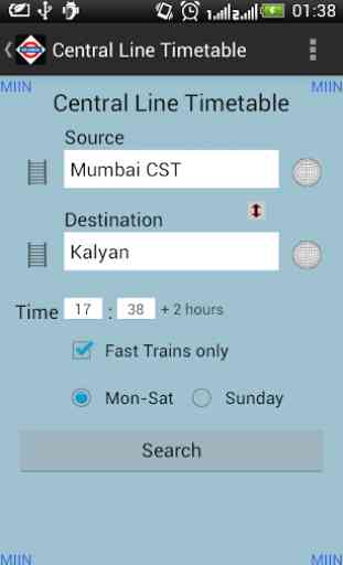 Mumbai Local Train Timetable 2