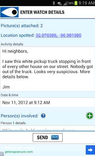 Neighborhood Crime Watch 4