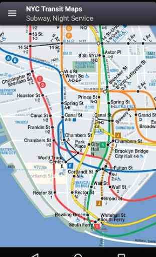 NYC Maps: Subway,Bus,Rail MTA 3