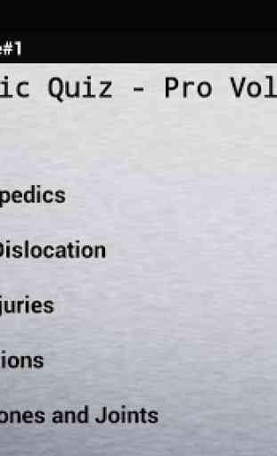 Orthopedic Quiz Pro Volume#1 1