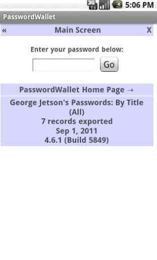 PasswordWallet 1