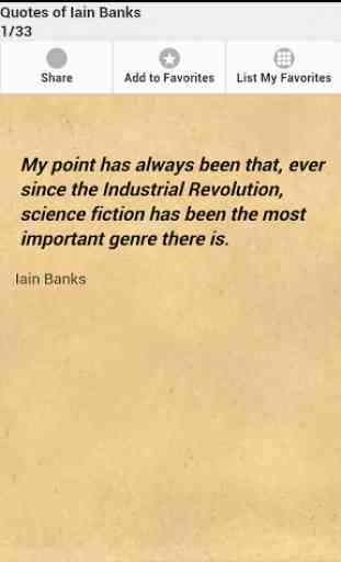 Quotes of Iain Banks 1