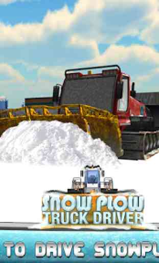 Snow Plow Truck Driver 3D 2