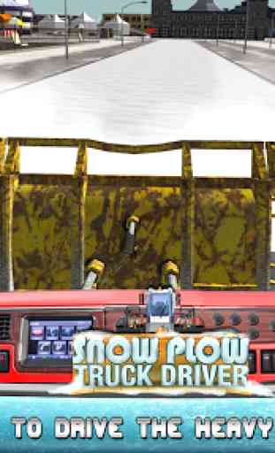 Snow Plow Truck Driver 3D 3