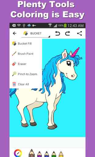 Unicorn Little Pony Coloring 3