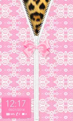 White Pink Lace Bow Go Locker 4